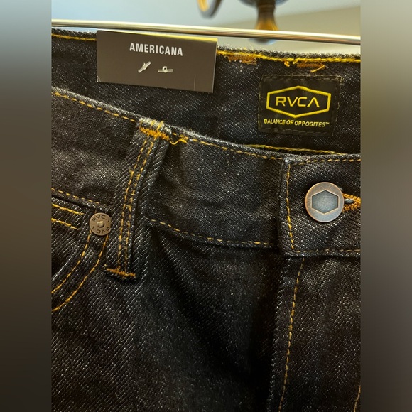 RVCA Americana Day Shift Relaxed Fit Denim Jeans 32 - Picture 15 of 16